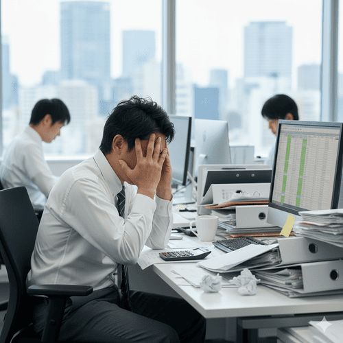 事務作業・会計処理などは本当にダメダメだ